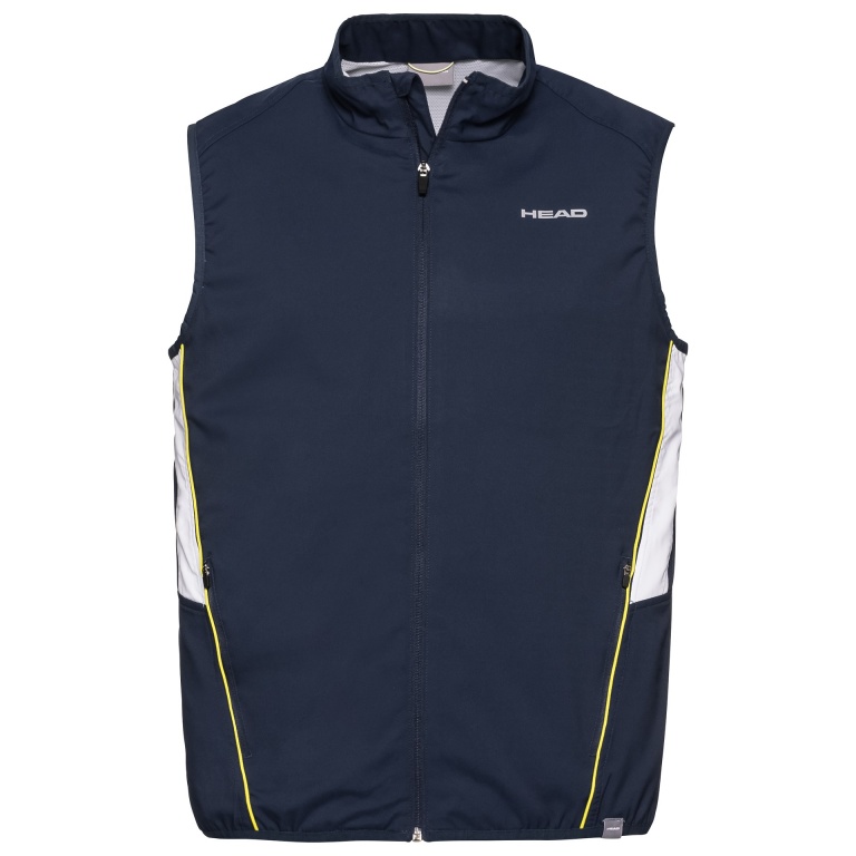 Head Tennis Vest Club (UV Protection 50+) Dark Blue Men (Size S)